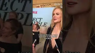 Nicole Kidman admits to reciting her ad when she goes to AMC theatres. 🍿 #ThePerfectCouple