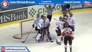 Mistrzowie Polski pokonują Cracovię 2:0. Debiut Wolskiego w KH Sanok