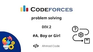Code forces problem A.Boy or Girl : C++ Problem-Solving