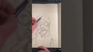 Cigar man portrait shading timelapse 3/3