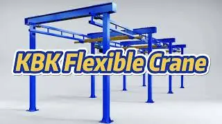 KBK Modular Crane System | 3D Product Showcase & Engineering Design