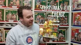 Review of the Lemax Christmas City Facade 2021 - De Kerstdorpbouwers - Kerstdorp bouwen
