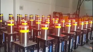 KAVASS standard automatic hydraulic bollard  Stainless Steel K4 level