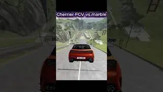 car vs marble who can survive #gaming #beamng #games #carcrashes