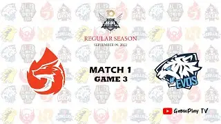 AURA FIRE VS EVOS LEGEND MPL ID SEASON 10 WEEK 5 DAY 1 MATCH 1 GAME 3  | AURA VS EVOS GamePlay TV