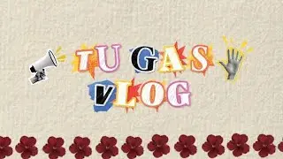 vlog membuat bunga kertas 🌸, tugas informatika