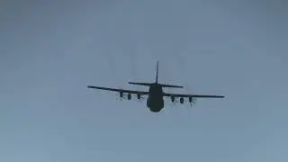 2025 New Garden Airshow: Delaware Air National Guard C-130 flyover (Saturday)