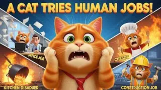 &ldquo;This Cat Tried Working Like a Human#Shorts #YouTubeShorts #Reels #TikTokAnimation#ViralVideo #Trend
