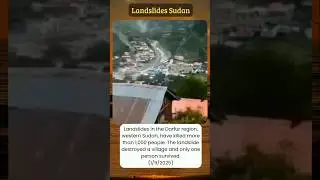 landslides in sudan