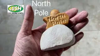 Lush 'North Pole' Christmas 2021 bubble bar demo