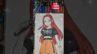 K-Pop Demon Hunters &ndash; Mira Coloring Page