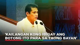 Why Robin voted against bicam report on 2026 budget