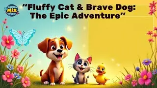 Fluffy Cat & Brave Dog: The Epic Adventure. #cartoon #bedtimestories #bedtimestory #moralstory
