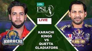 KARACHI KING VS QUITA  LIVE | PSL MATCH 6 LIVE | KK VS QG LIVE 18/02/2022