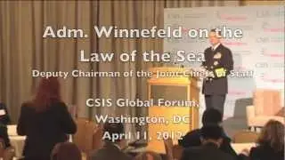 Adm. James Winnefeld Discusses the Law of the Sea Convention