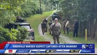 Knoxville murder suspect captured after manhunt in Oak Ridge