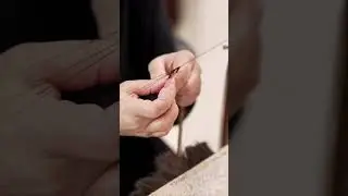 How hand-tied weft is made?