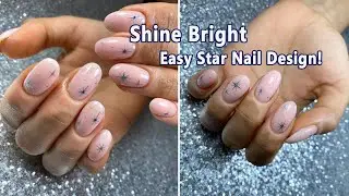 Easy Star Nail Design Tutorial | Shine Bright! | Create Stunning Star Nail Designs at Home 💫