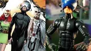 Marvel Legends House of X Wave vs Comics. Review & Ranking with Tri-Sentinel build a figure
