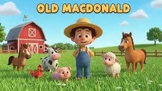 Old MacDonald Had a Farm 🐮🐷 | Animal Sounds Song | Nursery Rhymes for Kids