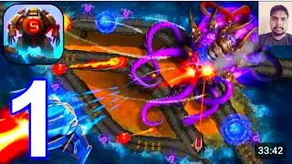 Defense Legend 5: Survivor TD - Gameplay Walkthrough Part 1 Tutorial Level 1-5  (Android Game Play)