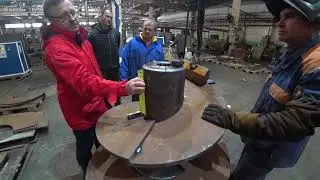★Commissioning works. Manufacturing of auger for the customer. SCREW CONVEYOR★