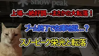 【猫ミーム】スノーピークはなぜ転落したのか？成功と失敗の全記録