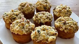 How to make Crumbed Apple-Carrot Muffins