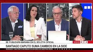 🔴 SANTIAGO CAPUTO SUMA CAMBIOS EN LA SIDE