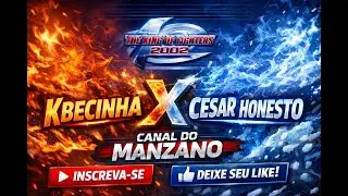 RUMO AS 4 MIL INSCRITOS KBECINHA X CESAR HONESTO PC 🕹️AO VIVO🕹️LIVE + SHORTS #kof2002#Retro#AoVivo