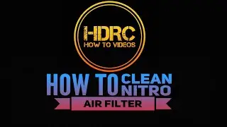 RC HOW TO COMPLETELY CLEAN NITRO AIR FILTER