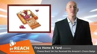 Frux Home and Yard&rsquo;s Cheese Board Set Has Received the Amazon&rsquo;s Choice Badge