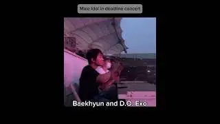 A male idol in deadline concert #blackpink #yg #idol #actor