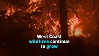 More fire crews sent to fight wildfires on across West coast