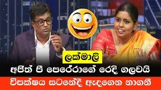 විපක්ෂය සටනේදී ඇදගෙන නාගනී 😂| Lakmali Hemachandra Vs Ajith P Perera | Sinhala Politics Memes