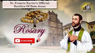 Live Rosary in English | Basilica of Bom Jesus | Tuesday 27 October 2021