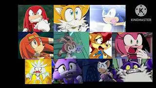 Scream knuckles the echidna scream Tails the Fox scream Sonic scream todos los gritos trolls