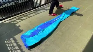 Electrical air pump nak pump kolam renang kanak kanak || lepas  tu jom mandi kolam