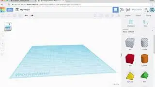 Learning the Basics and Getting started with Tinkercad