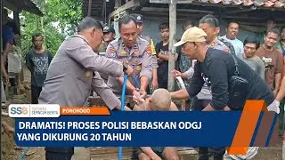PONOROGO -  Dr4m4tis! Pros3s P0lisi B3b4skan ODGJ y4ng D1kurung 20 T4hun