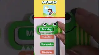 Learn Days of the Week | Days of the Week Song #cocomelon #toddlerlearning #shorts