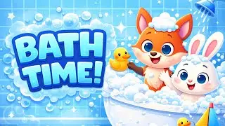 Bath Time Song | Fun Kids Bath Song 🛁🫧 | Laloo Toons TV