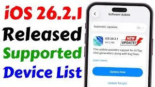 iOS 26.2.1 & iPad OS 26.2.1 New Update Released For iPhone & iPad | iOS 26.2.1 Update Feature & Bugs