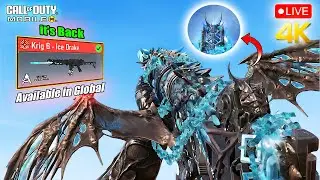 🔴4k CODM LIVE - Mythic Krig 6 - Ice Drake in the Cold Embrace Mythic Drop is Live 2025 | Cod Mobile