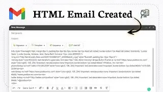 How to send HTML email in Gmail (Design Applied)