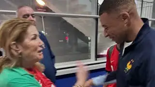 Мбаппе встречает маму Роналду 😊❤