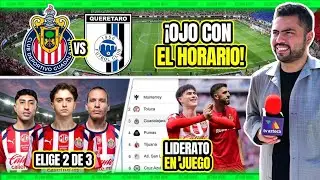 ⚠️ HOY ¿Dónde y cómo ver Chivas vs Querétaro? Esto se necesita para ser líder. Oso vuelve¿de inicio?