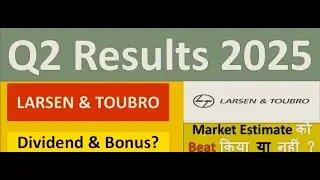 L&T Q2 results 2025 | Larsen and Toubro results | L&T Share News | LT Share Dividend news