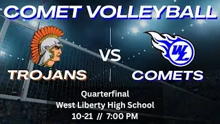 Comet Volleyball vs. the Fairfield Trojans - 3A Region 7 Quarterfinal
