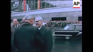 SYND 4-10-69 TELEVISION TRANSMISSION TOWER OPENS IN EAST BERLIN